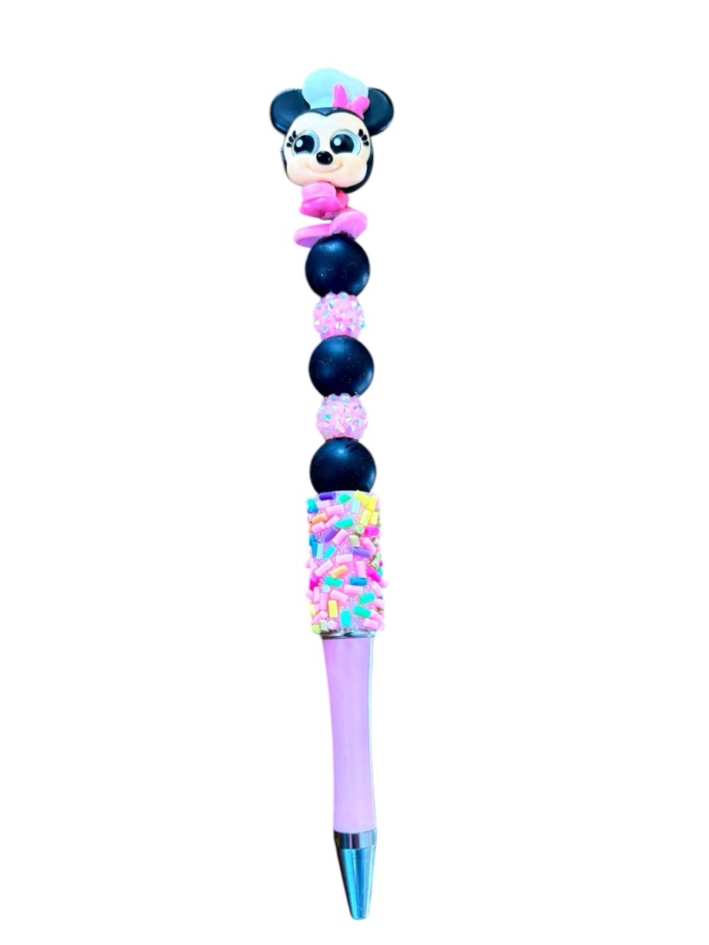 AB INKS HANDMADE EXPRESSIONS Handmade Pink Minnie Sprinkle Pen